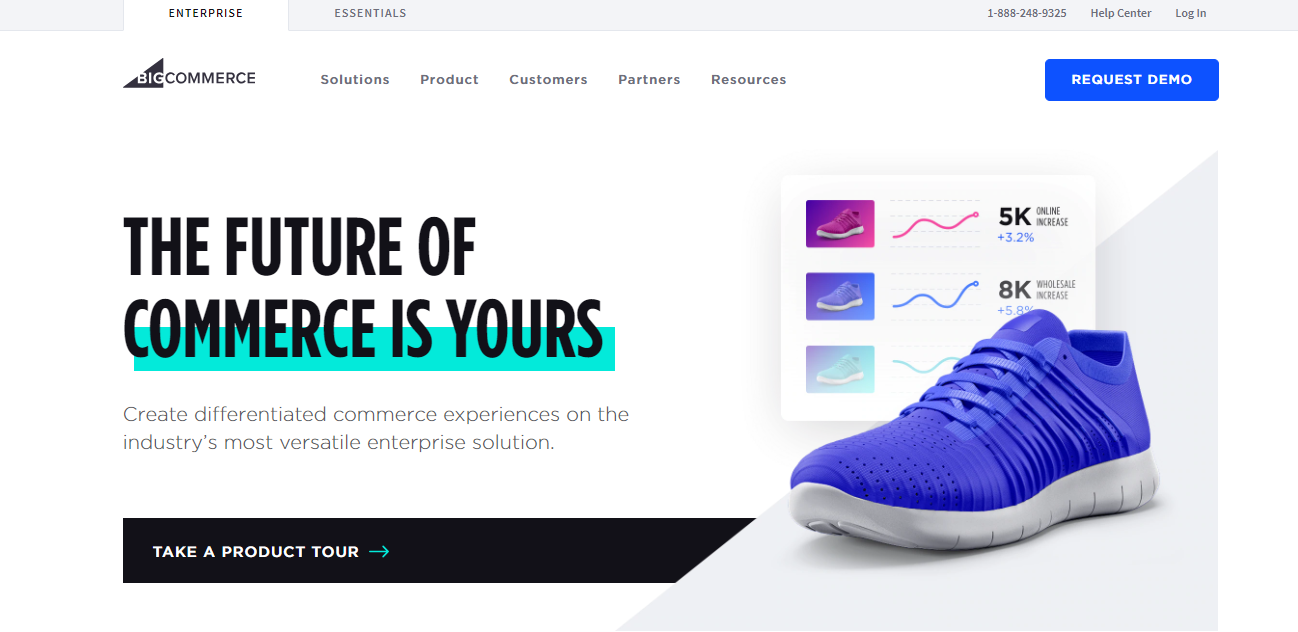 BigCommerce eCommerce Platform, free ecommerce platform, best free online ecommerce platform, best ecommerce platforms 2019, best ecommerce platforms, 9 Best E-commerce development platforms in 2019, ecommerce platforms