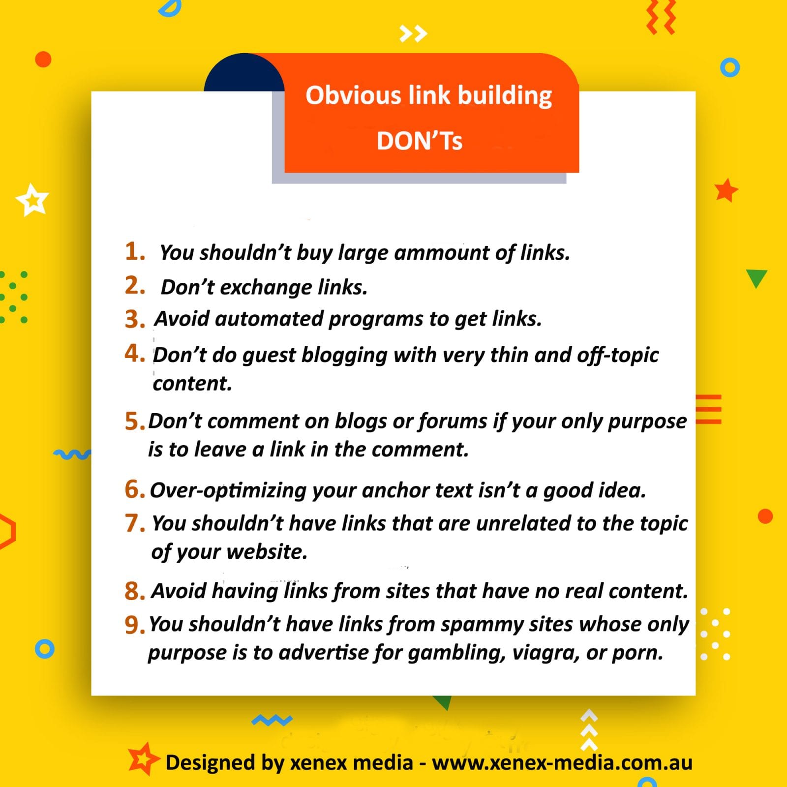 5 link building DON’Ts you don't know about, link building strateg 2019, SEO link building strategy 2019, link building 2019, link building