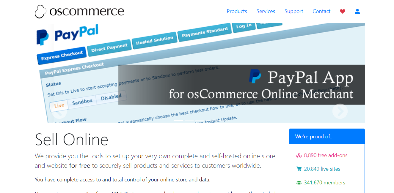 oscommerce ecommerce platform, free ecommerce platform, best free online ecommerce platform, best ecommerce platforms 2019, best ecommerce platforms, 9 Best E-commerce development platforms in 2019, ecommerce platforms