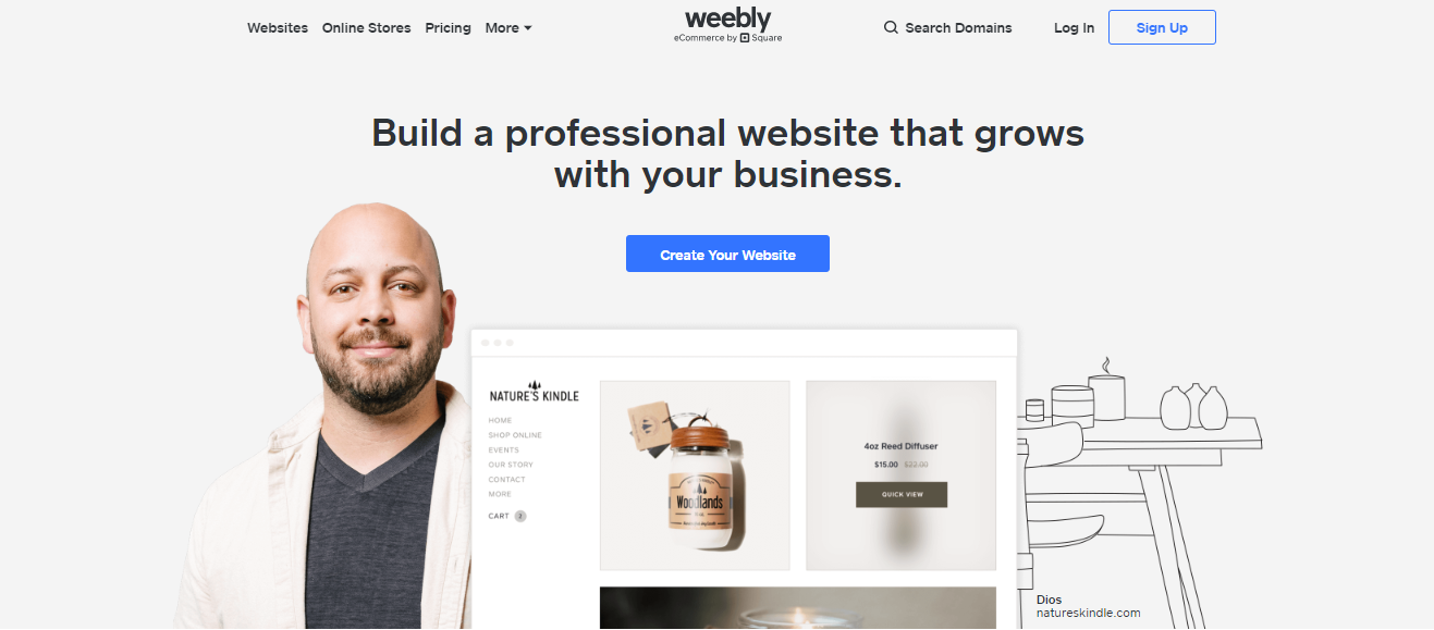 weebly blogging platform